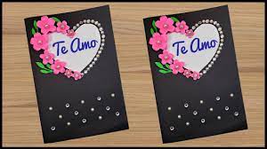 Tarjeta Para El 14 De Febrero Hecha A Mano Manualidades Para San Valentin Friendship Day Card Youtube