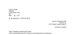Réalisée rapidement et facilement en quelques minutes seulement. Lettre De Resiliation Free Mobile