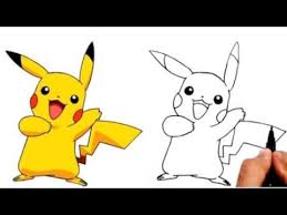 تعليم رسم بوكيمون بيكاتشو خطوة بخطوة رسم بيكاتشو how to draw pokemon pikachu step by step youtube in 2021 pokemon drawings pokemon pikachu