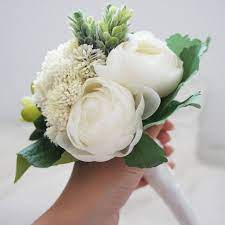 Mix Hydrangea Berry Succulents Plant Ranunculus Wedding Bouquet Small Size Ab Ranunculus Wedding Bouquet Ranunculus Wedding White Wedding Flowers Centerpieces