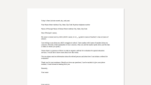 Sample Letters For Requesting Evaluations And Reports Understood For Learning And Thinking Differences