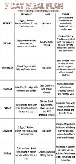 7 Day Meal Plan Banting Diet Ketogenic Diet Meal Plan Diet Meal Plans