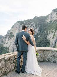 An Airy Wedding Styled Shoot On Montserrat Mountain Spain Bridestory Blog
