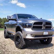 Lifted Silver Dodge Ram Truck Dodge Trucks Dodge Vehicles Dodge Trucks Ram