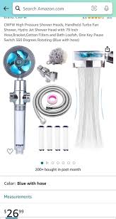 What is a good shower head to buy for a camper with low water pressure?