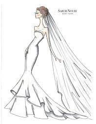 from sketch to gown wedding dress designer sketches by sareh nouri gown sketch design dress sketches wedding dress sketches