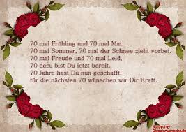 Lll Sprüche Zum 70 Geburtstag Herzlich Und Lustig Gratulieren