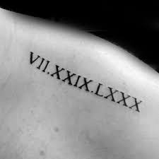 A spine is one of those body spots that are perfect to get inked with a roman numeral tattoo especially if you place the numbers vertically. Top 101 Roman Numeral Tattoo Ideas 2021 Inspiration Guide