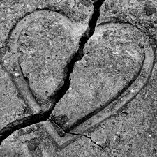 Black And White Broken Heart Broken Heart Broken Heart Heart In Nature Beautiful Heart