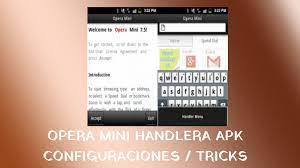 Opera for mac, windows, linux, android, ios. Opera Mini 7 5 4 Handler 2021 Apk Configuraciones Ful