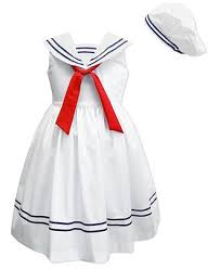 Jayne Copeland Girls Dress Little Girls Sailor Dress And