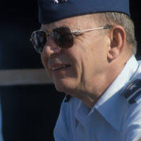 SGT. Leonard D. Mian operates a weapons loader