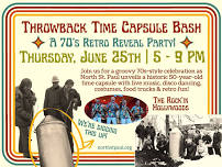 Throwback Time Capsule Bash: A 70s Retro Reveal Party