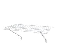 Constructed of wood laminate and available in your choice of espresso, alder or white finish! Closetmaid 102100 Wire Shelf Kit 24 Inch Wide Build Com