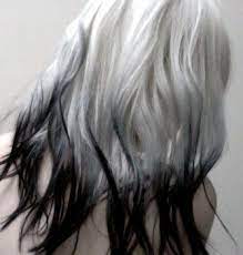 Pin By Hale Heath On Hair Ideas Black Hair Ombre Grey Hair Dye Hair Chalk