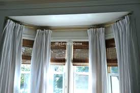 5 Sided Bay Window Curtain Rod Pictures Ideas Bay Window Curtain Rod Bow Window Curtains Bay Window Curtains