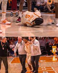 SEC Network - Tennessee guard Zakai Zeigler had to be helped off the court  with an apparent knee injury. | Facebook