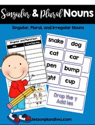 Man → men woman → women child → children foot → feet tooth → teeth. Singular And Plural Activities Worksheets Teachers Pay Teachers