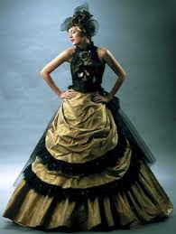 Best 15 Black Gold Wedding Gown For Bride Looks More Elegant Black Wedding Dresses Gold Wedding Dress Black Gold Wedding