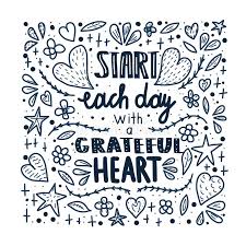 4.8 out of 5 stars. Start Each Day With A Grateful Heart Poster Stock Vector Illustration Of Heart Banner 151251452