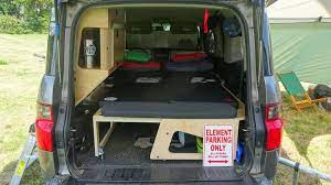pin by iscar lugo on honda element camper camping bed truck bed camping honda element camper