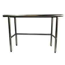 Prep tables & kitchen work tables wholesale prices for 2021, always ⚡fast and free shipping equipment. Buy Kps Commercial Stainless Steel Work Table With Crossbar 24 X 24 With Wheels 4 Casters Nsf Online In Indonesia B07j9rbtcj