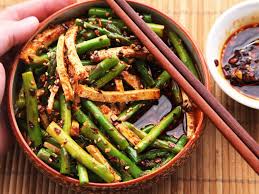 Sichuan Style Asparagus And Tofu Salad Recipe Recipe Tofu Salad Recipes Tofu Salad Serious Eats