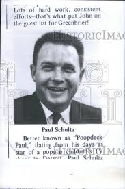 1969 Press Photo Paul Schultz "Poopdeck Paul"- RSA13523