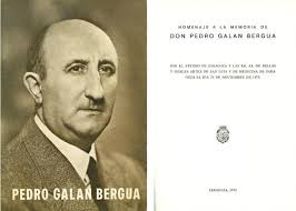 Homenaje a la memoria de Don Pedro Galán ...