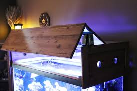 Building A Aquarium Canopy Reef Aquarium Diy Fish Tank Fish Tank Lights Diy Canopy