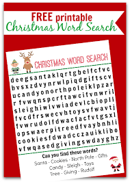 This word search reviews christmas vocabulary. Christmas Word Search Free Printable No Time For Flash Cards