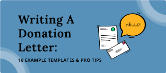 Whether it be money that has been donated or someone's precious time, surely a thank you note is warranted? Writing A Donation Letter 10 Example Templates Pro Tips