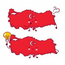 Maps of countries, cities, and regions on yandex.maps. Premium Vector Cute Funny Smiling Happy Turkey Map And Flag Character