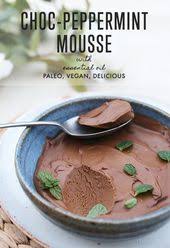 Peppermint Choc Mousse The Whole Daily Doterra Dessert Recipes Christmas Food Desserts Delicious Christmas Dessert Recipes