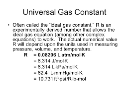 The formula of the gas constant from the ideal gas law equation is. Universal Gas Constant