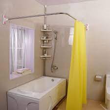 Check spelling or type a new query. 11 Of The Coolest Secrets Of How To Improve L Shower Curtain Rod Corner Bathtub Shower Corner Shower Doors Shower Curtain Rod