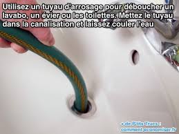 L Astuce Inconnue Pour Deboucher Une Canalisation Avec Un Tuyau D Arrosage Tuyau Arrosage Deboucher Canalisation Deboucher Evier