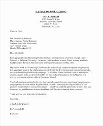 Letters Of Application Examples Elegant 94 Best Free Application Lette Simple Job Application Letter Application Cover Letter Application Letter For Employment