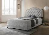 Goshen Tufted Upholstered Standard Bed House of Hampton