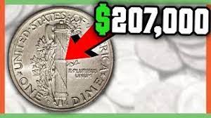 For more valuable dime tips give the video a thumbs up! 207 000 Rare Dime Worth Money Mercury Dime Full Split Bands Youtube
