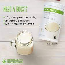 Product Of The Week Protein Drink Mix Pdm Added To Your Shake Will Give You 15gm Extra Prote Herbalife Protein Herbalife Nutrition Herbalife Shake Recipes