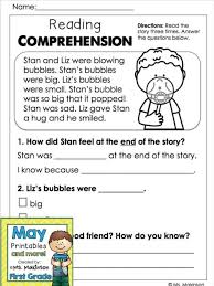 The worksheets that are available for grades eight through twelve are a bit harder than the worksheets that are available for grade levels. Worksheet Ideas First Grade Passages For Fluency Free Reading Comprehensionorksheets 1st Free First Grade Reading Worksheets Pdf Worksheets Math Activities Ks1 Worksheets Learning Fractions Worksheets Numbers With Decimals Are Called Square Dot