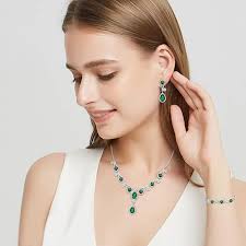 Ensemble De Bijoux Parure Bijoux EVER FAITH