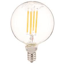We produce cristallin glass without lead. Luminus Led Bulb G16 E12 4 W Warm White Plf1612 Rona