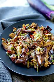 Chinese Eggplant With Garlic Sauce This Is A Quick And Easy Dish That S Sweet Tangy With A Little Heat The Eggplant With Garlic Sauce Chinese Eggplant Food