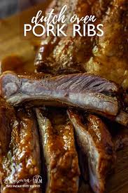 Dutch Oven Ribs Recipe Ribs In Oven Dutch Oven Ribs Oven Pork Ribs