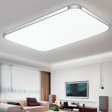 Aluminum Rectangle Flush Mount Light Contemporary Led Ceiling Flush Mount In Silver For Foyer Beautifulhalo Com