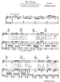 Your Song Sheet Music Pdf Ellie Goulding Piano Sheet Music Free Song Sheet Violin Sheet Music