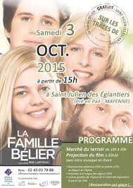 We did not find results for: Sur Les Traces De La Famille Belier A Saint Julien Des Eglantiers Le Publicateur Libre