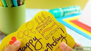 Make your document '5' inches wide by '7' inches tall. How To Make A Simple Handmade Birthday Card 15 Steps